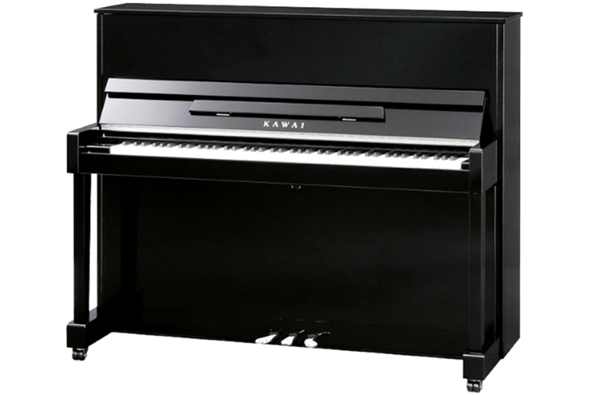 Kawai ND21 Acoustic Upright Piano in a gloss black finish