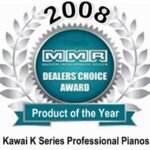 2008 Musical Merchandise Review (MRR) Magazine Dealers' Choice Product of the Year award badge