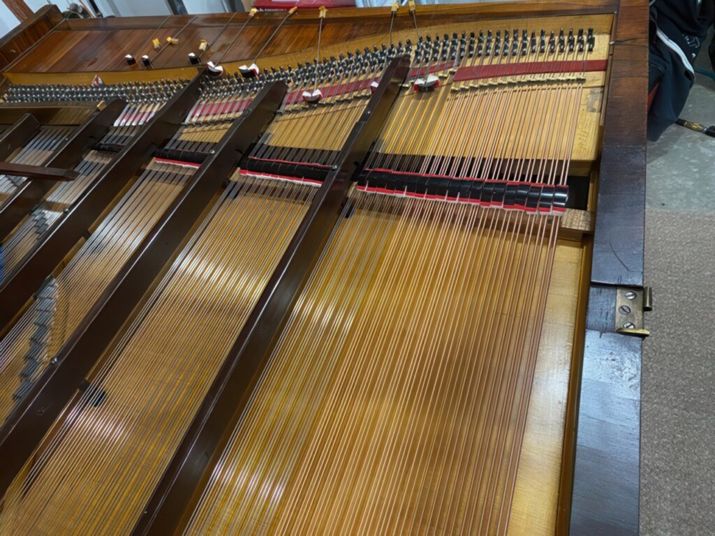 Custom piano rebuilds showcasing craftsmanship and quality.